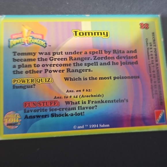 Power Rangers Trading Cards Collection - Picture 7 of 9
